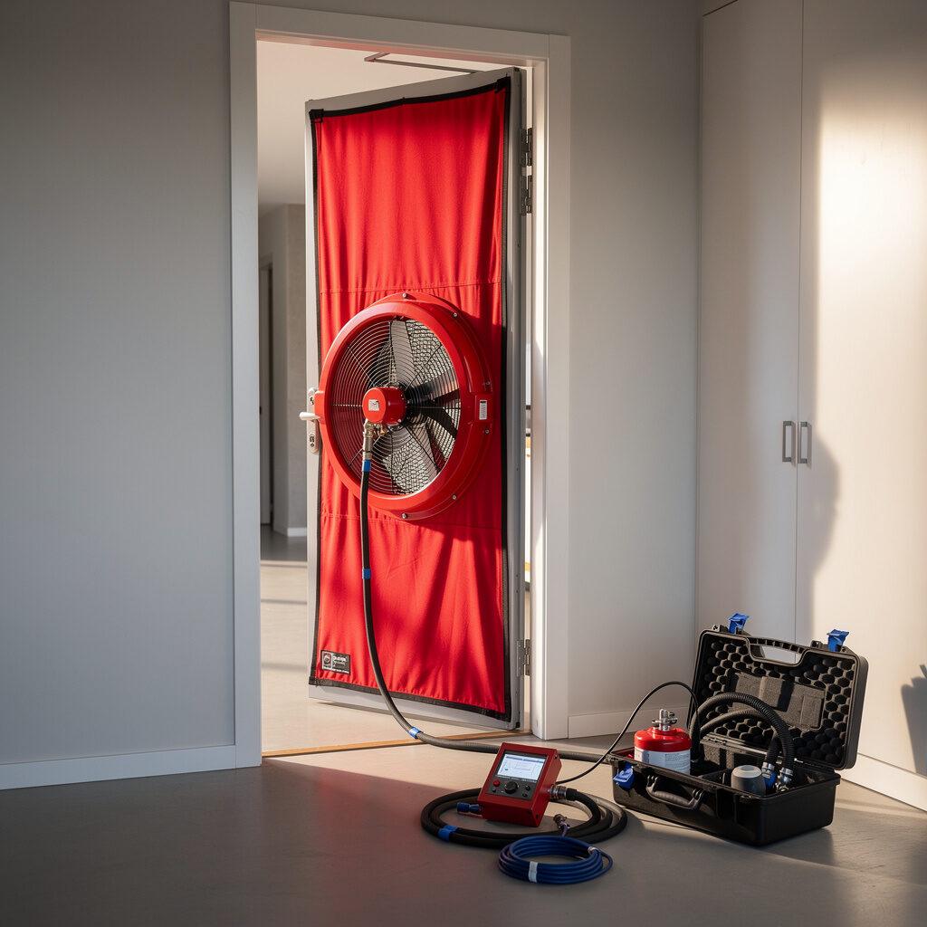 Blower-Door-Messung nach DIN 13829 – Ingenieurkollektiv